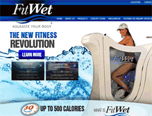Tablet Screenshot of fit-wet.com